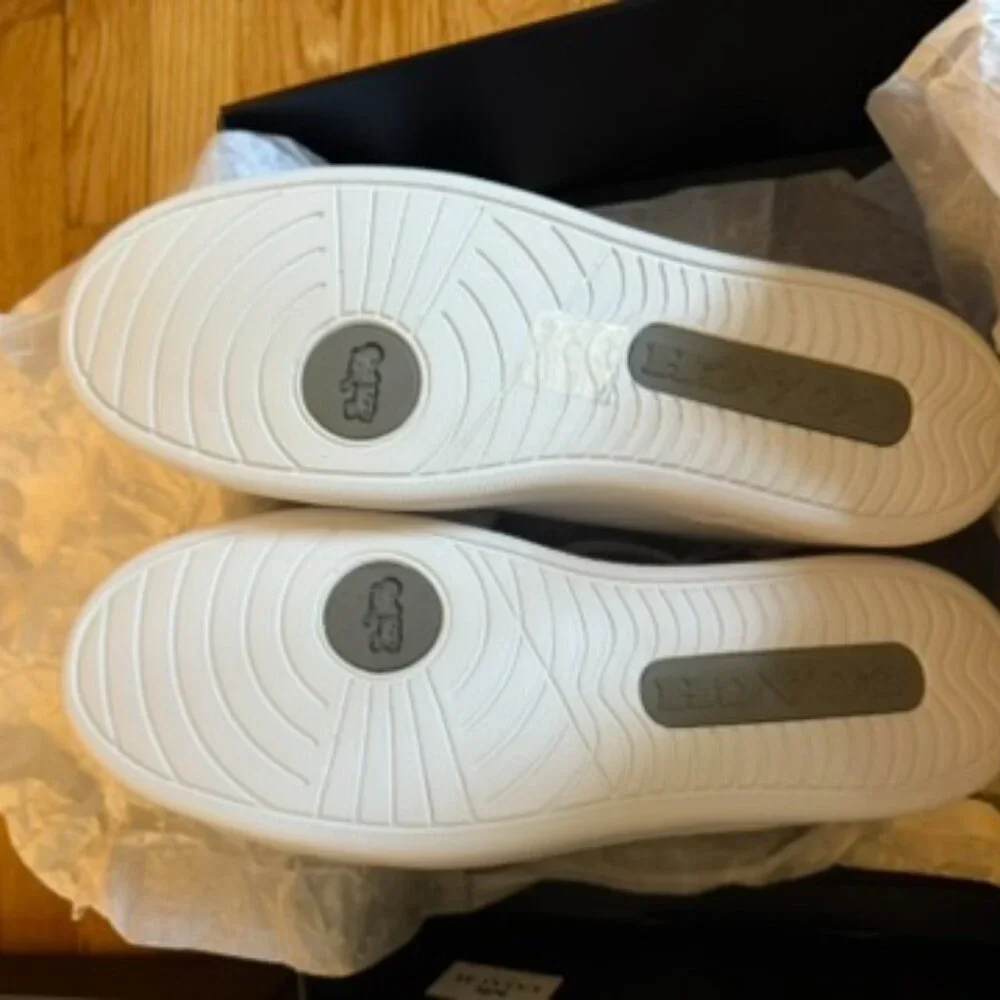 COACH Lowline Low Top Leather Sneakers - Optic White, Size 10D - Picture 3 of 6